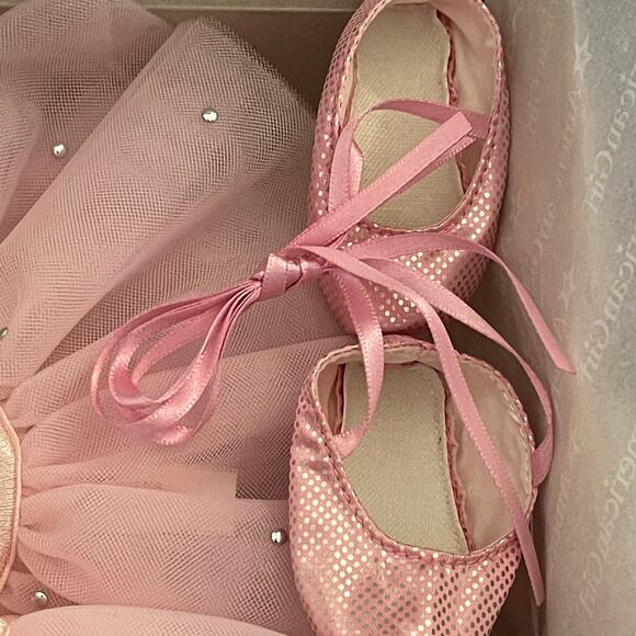 American Girl Doll Ballerina Pretty Pink Tutu Set for Dolls - Picture 5 of 7